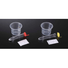Conjunto de coleção de urina com Snap Cap Tubo de sedimento de urina